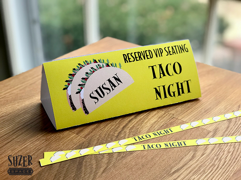 Personalized Dinner Place Cards - suzerspace.com